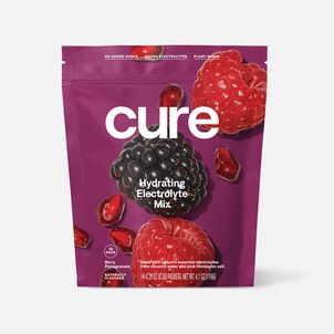 Cure Hydrating Electrolyte Drink Mix Pouches, Berry Pomegranate, 14 ct.